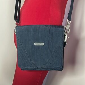 Baggallini Blue Multi-Compartments Crossbody Bag